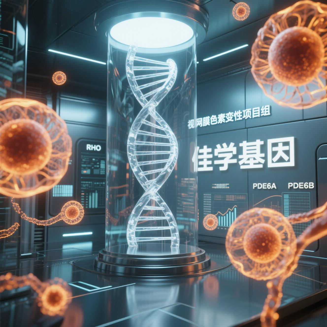 【贝斯特全球奢华基因检测】视网膜色素“骨针状”沉积的科研解析：<font color='red'>病因</font>、影响与基因检测的重要性